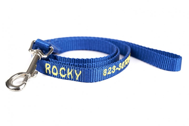 Custom-Embroidered-Pet-Leash-Personalized-ID-Leash-with-Name-and-Phone-Number-for-Pets-B01J5A1W6G